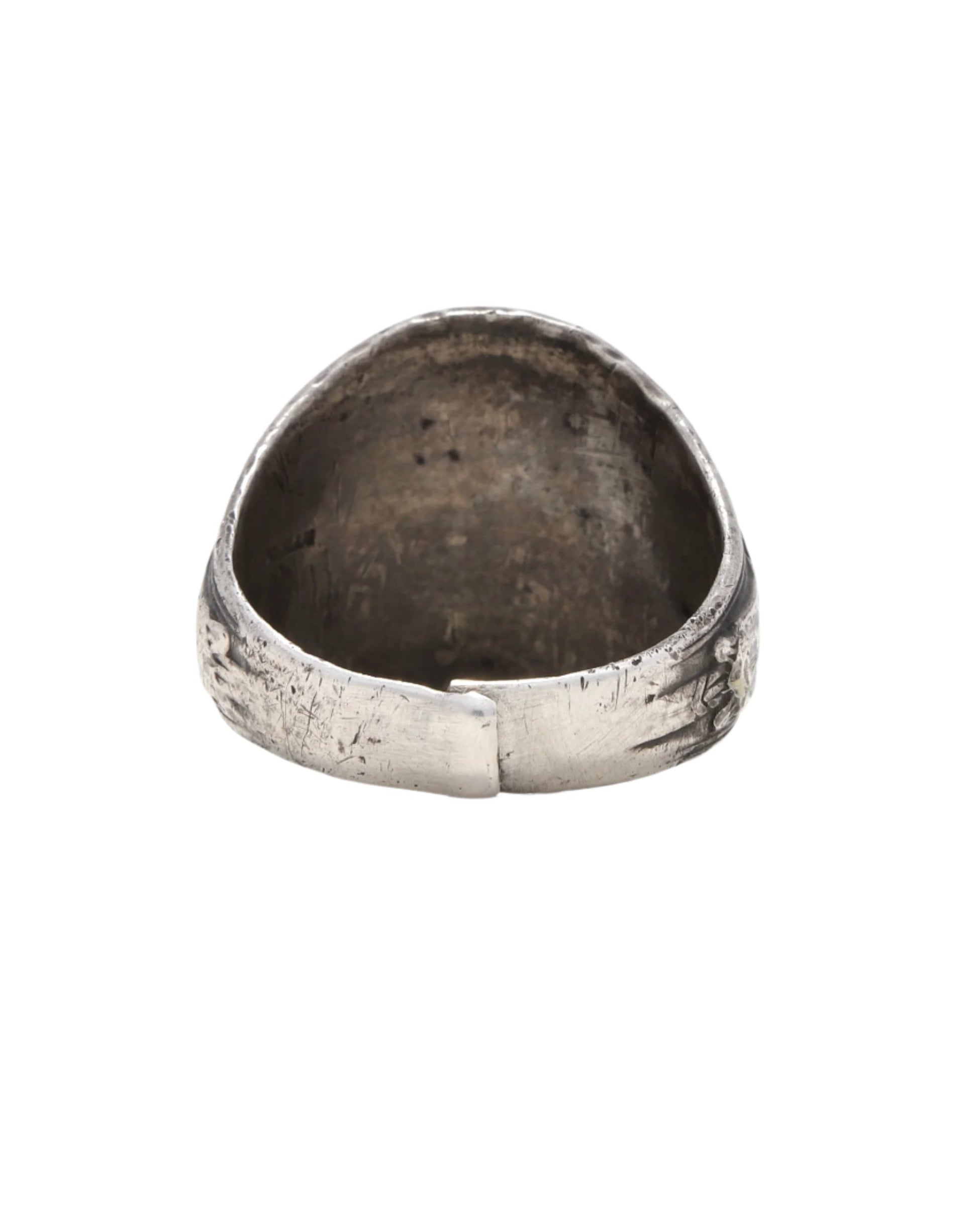 WWII Era United States Military Ring with Eagle Emblem Back