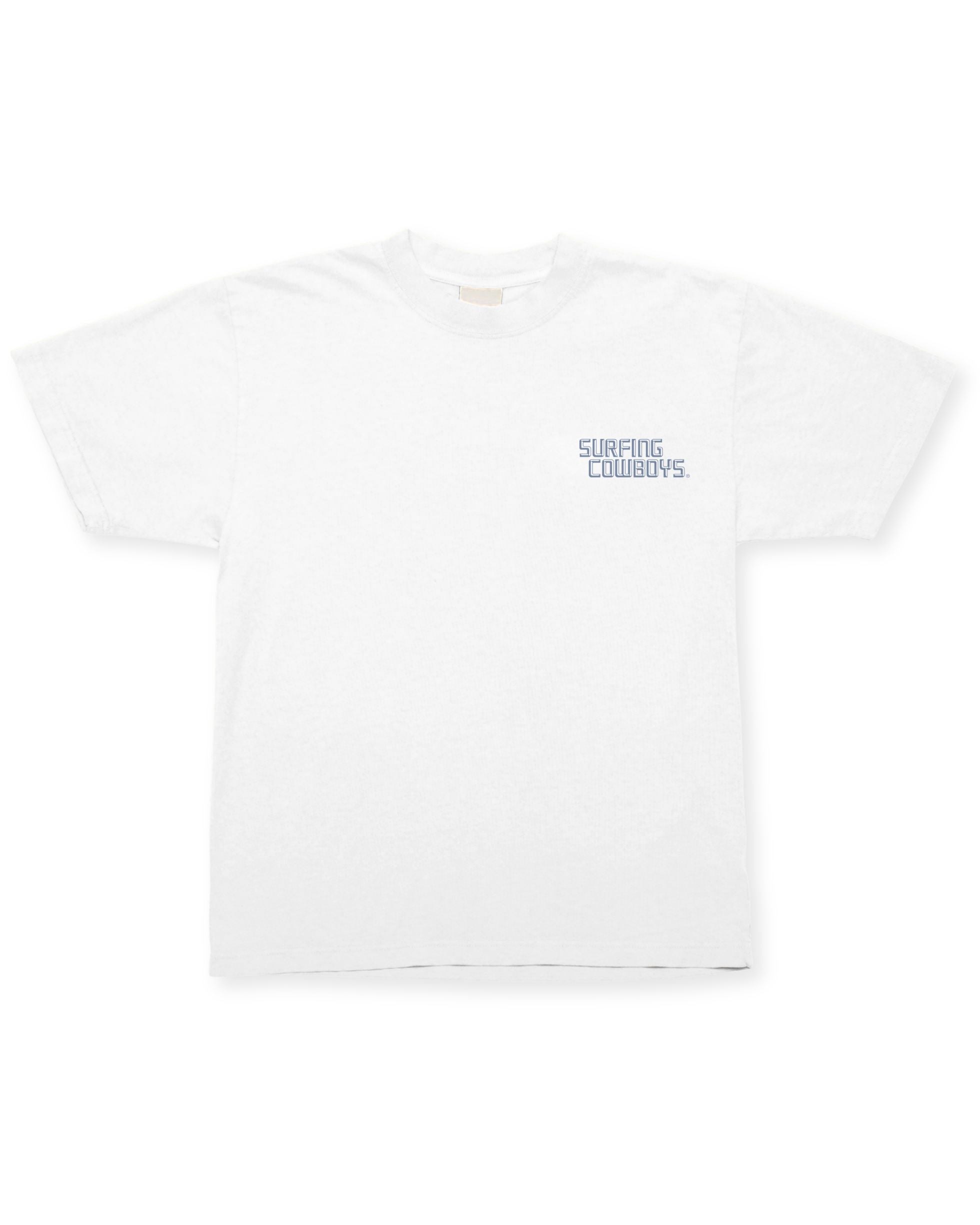 White Logo T-Shirt Front