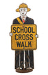 Wooden School Crossing Guard 1940s Full View Front
