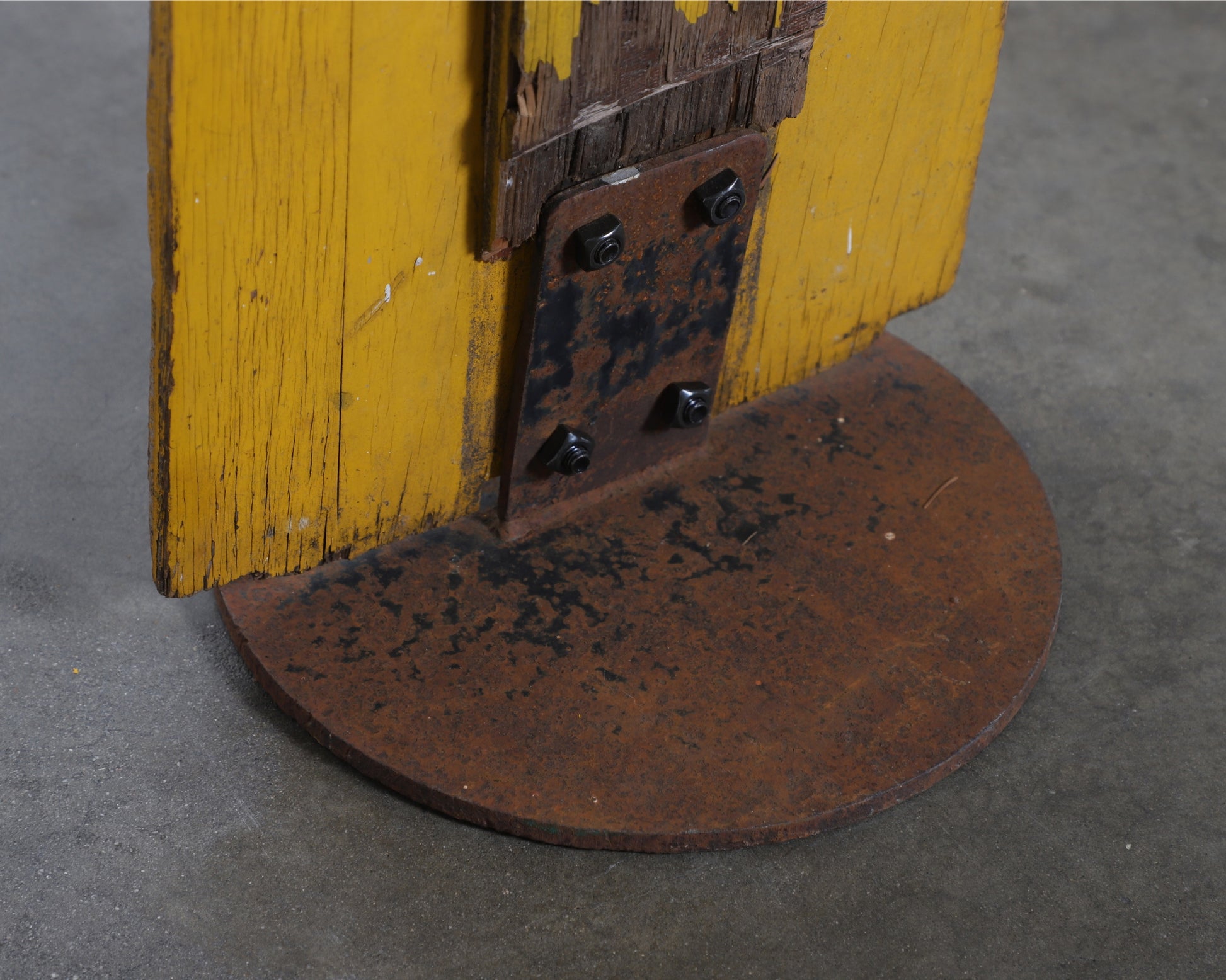 Vintage 1940s Wooden School Crossing Guard Sign