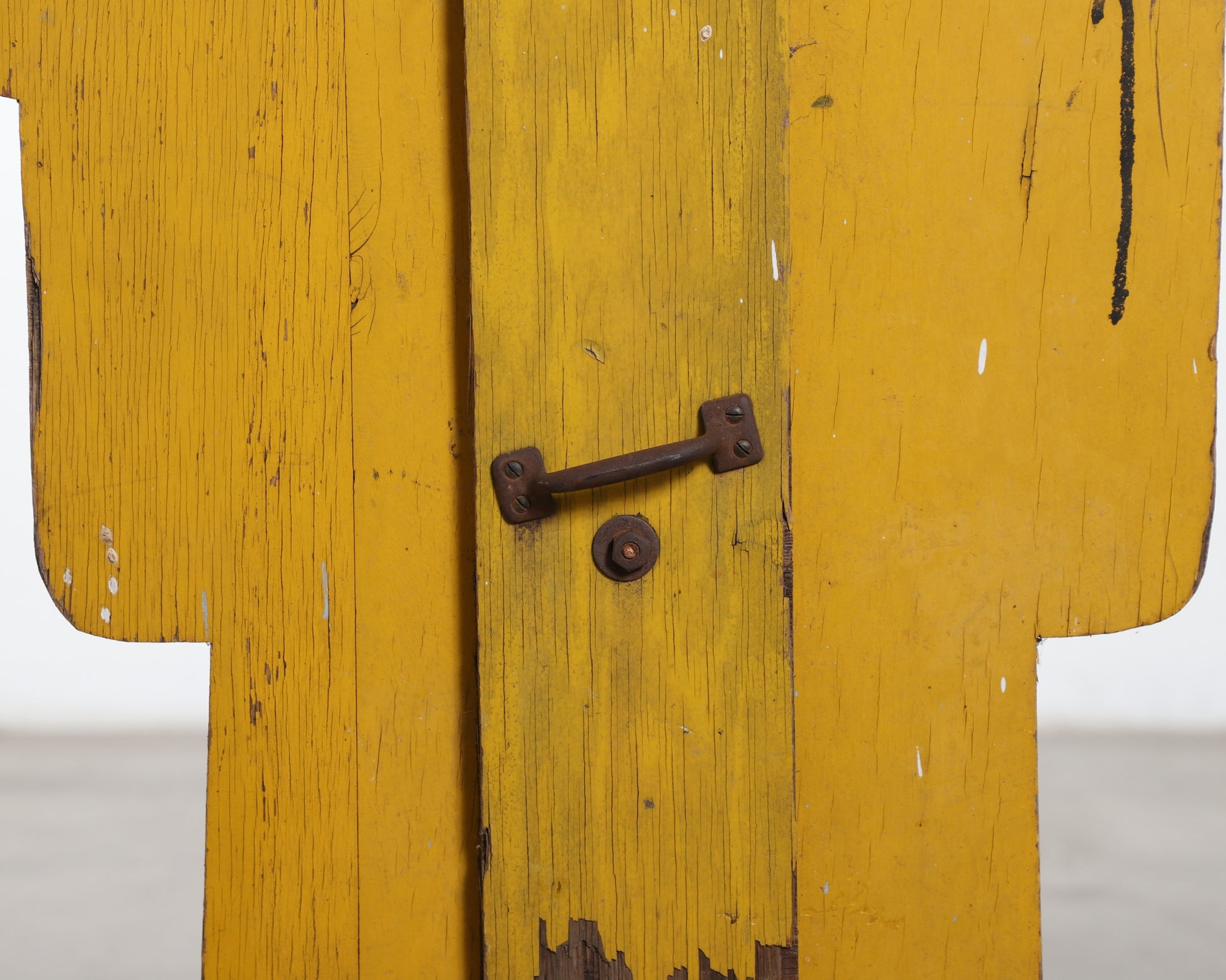 Vintage 1940s Wooden School Crossing Guard Sign