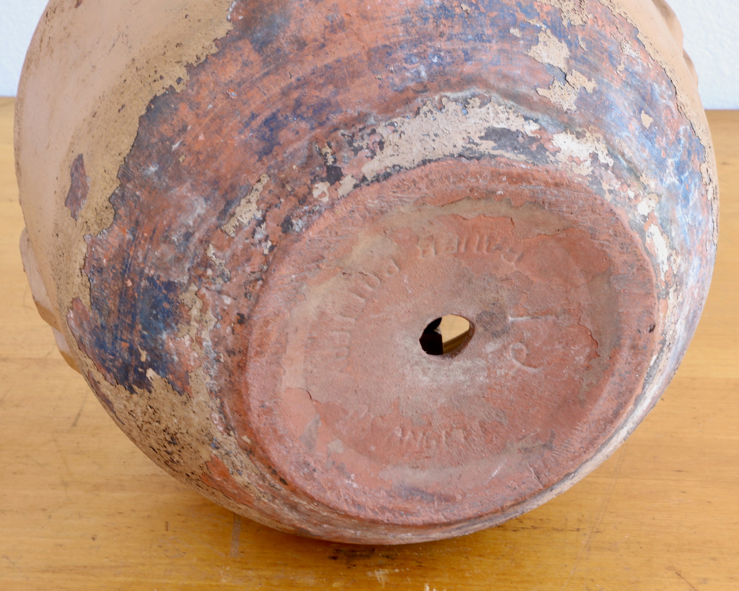 Antique Bauer Pottery Indian Plant Pot Bowl - Terracotta Redware, 1920s-30s