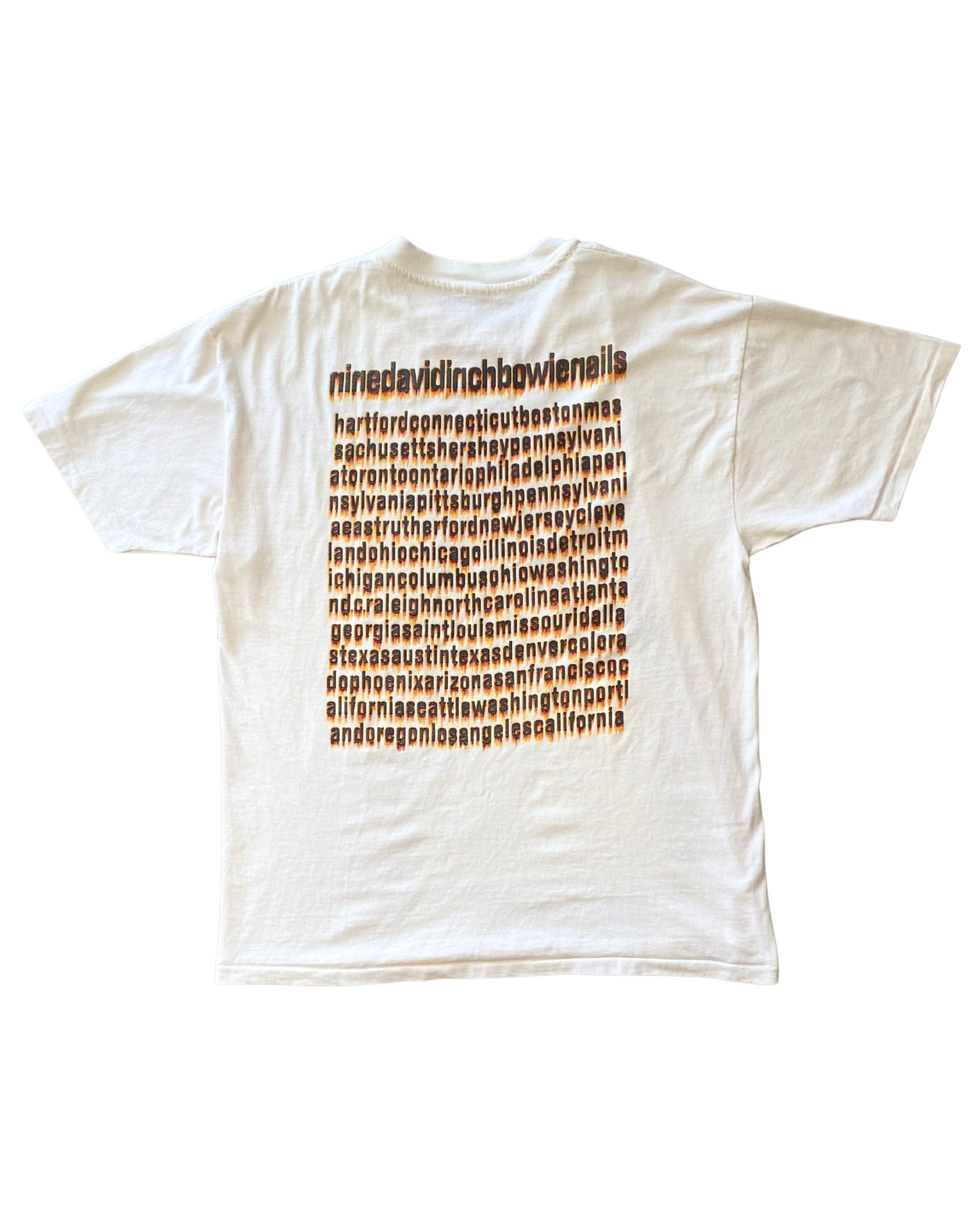 David Bowie and Nine Inch Nails 1994 Tour T-Shirt