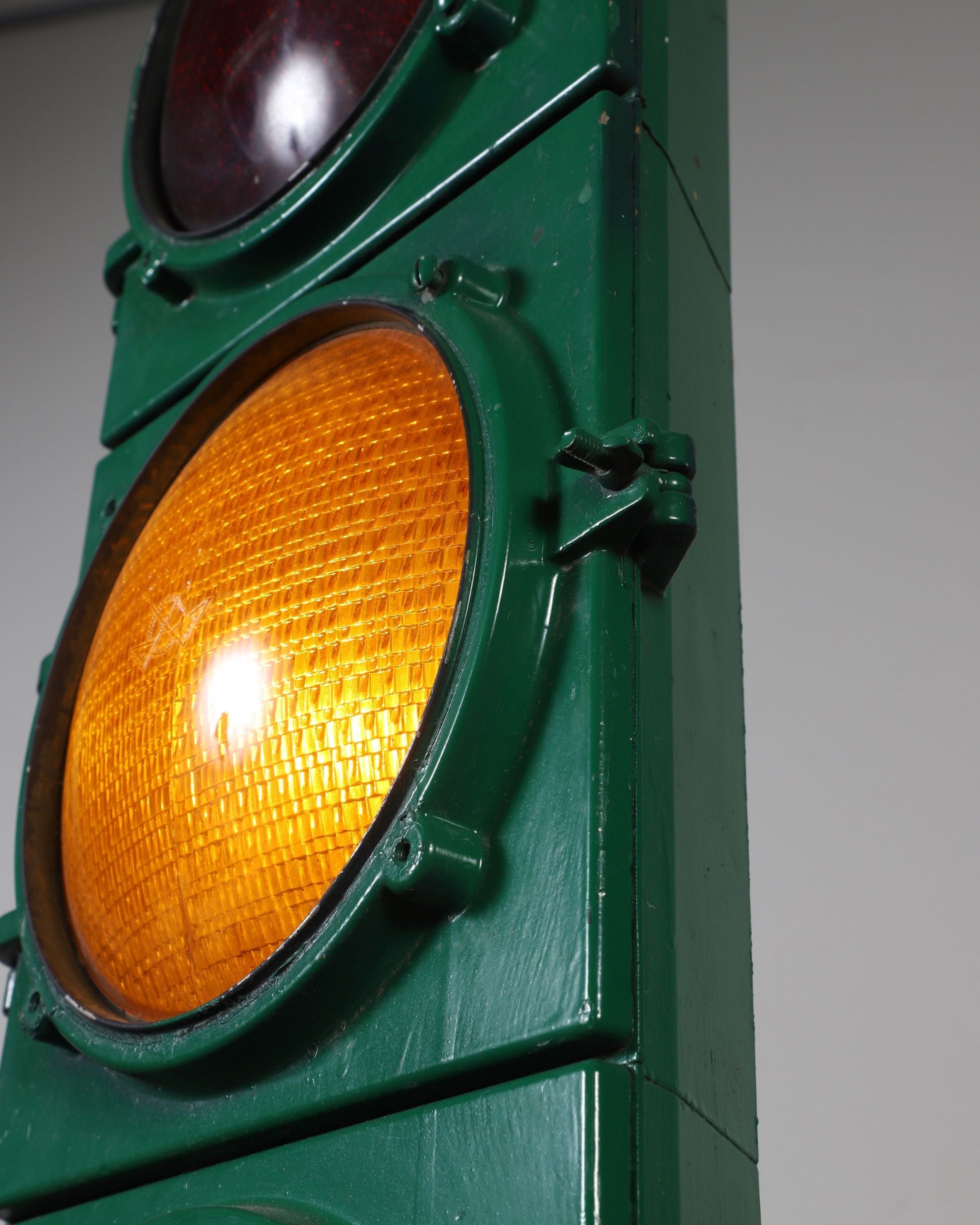 Vintage Stop Light Lamp with Pedestrian Button