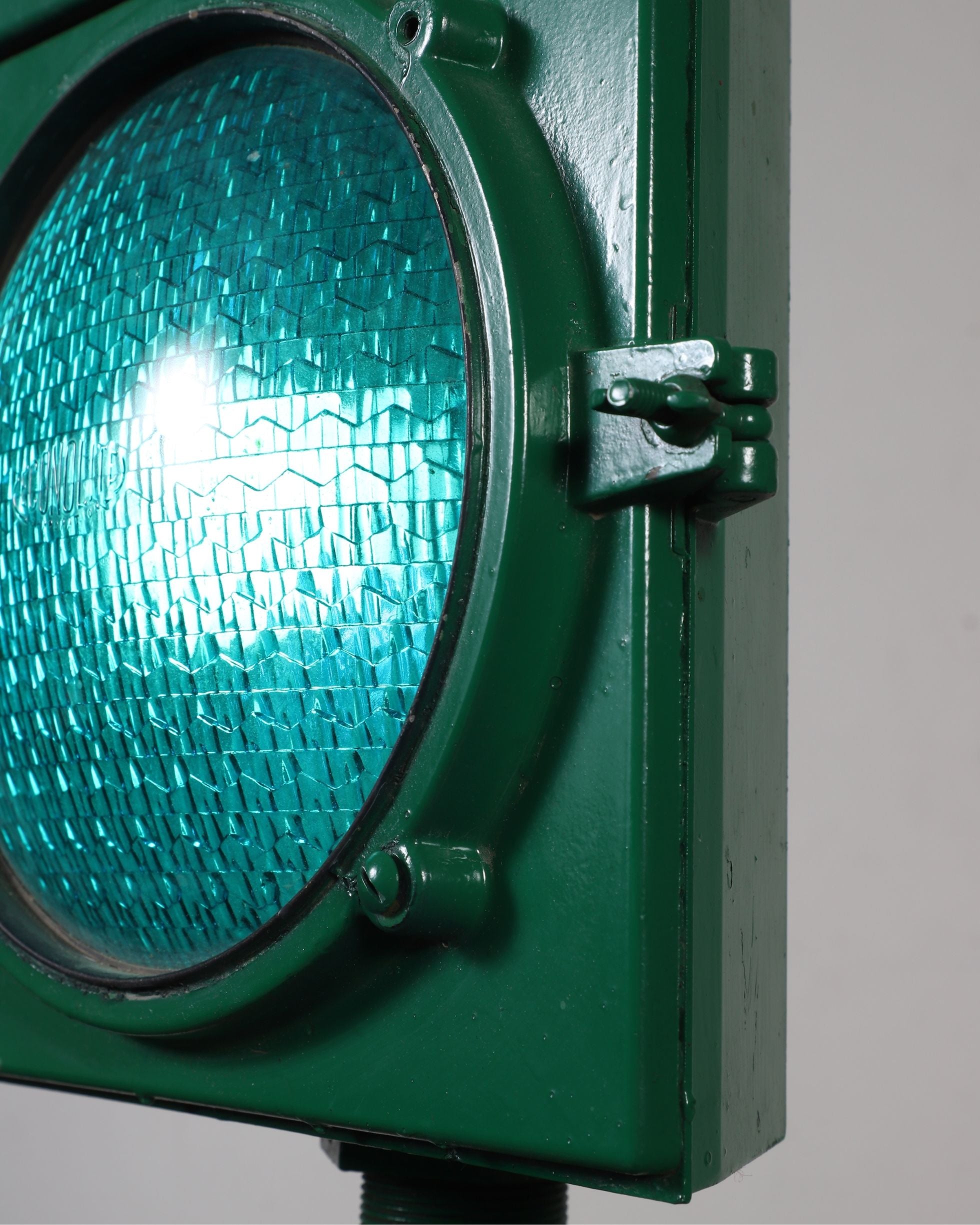 Vintage Stop Light Lamp with Pedestrian Button